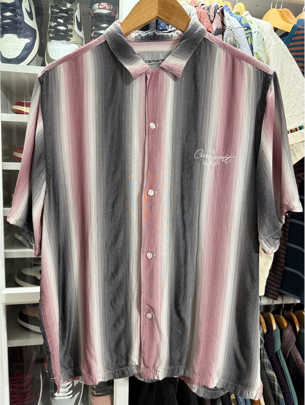 Carhartt WIP S/S Dashner Shirt - Pink